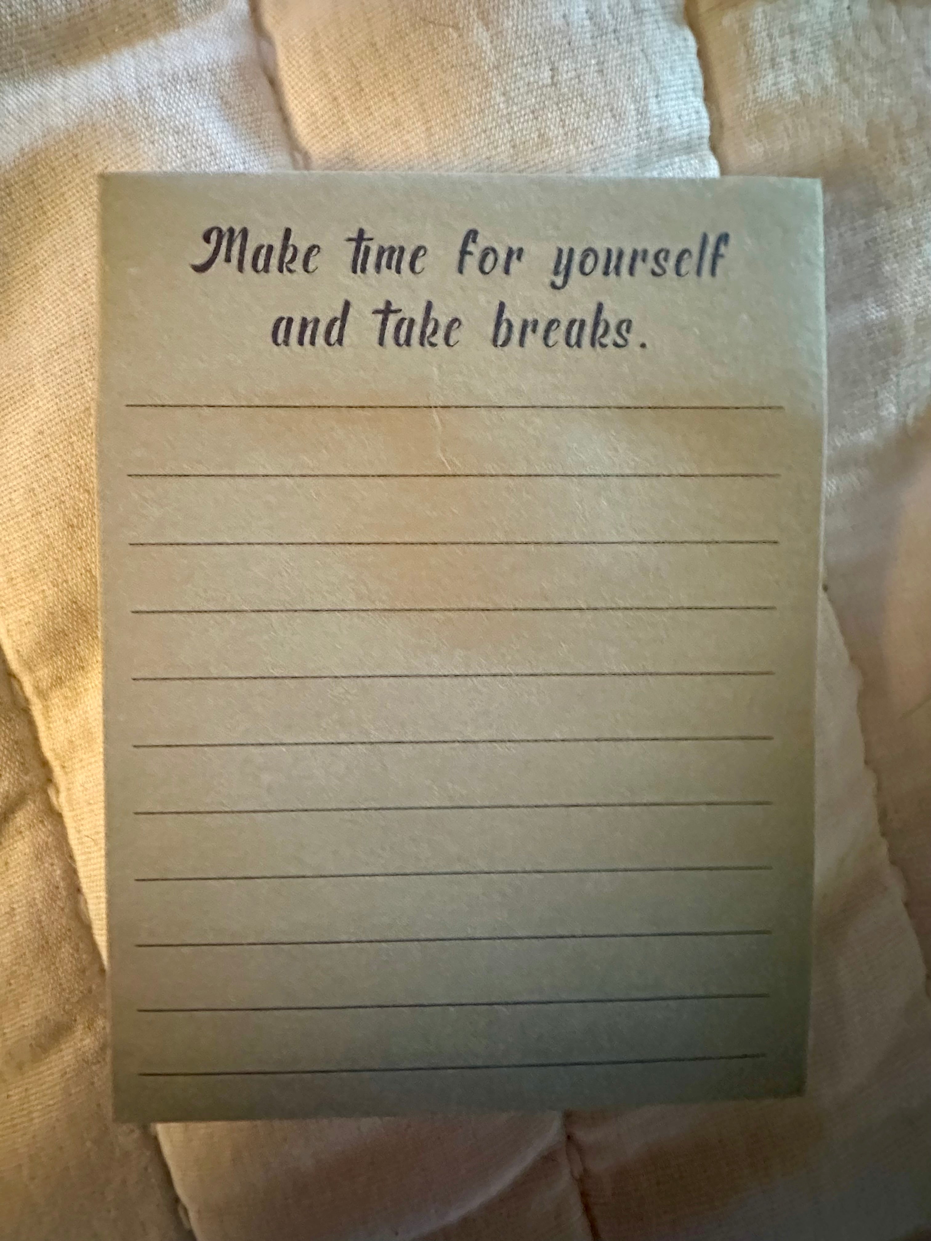 Life Reset | Soft Reset 4-Pack Affirmation Sticky Notes (Self-Care Edition)