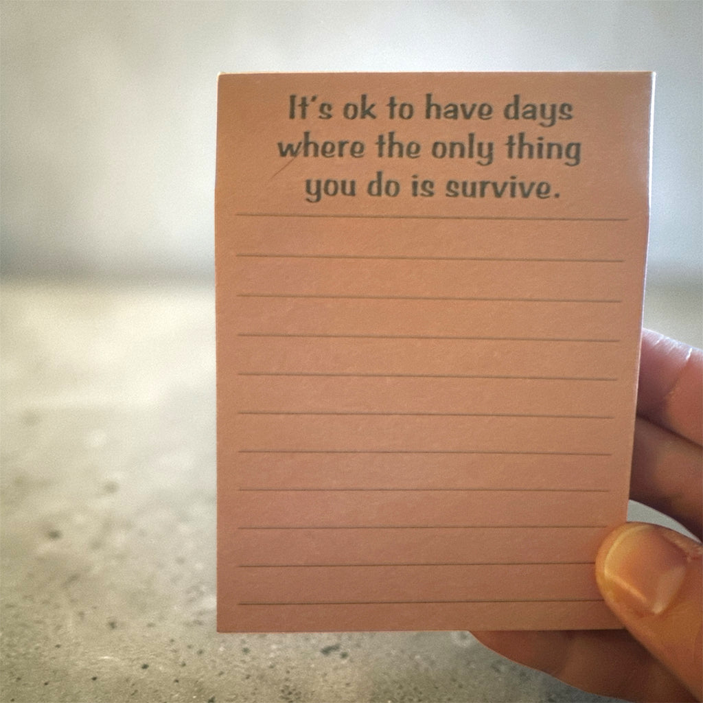 Life Reset | Soft Reset 4-Pack Affirmation Sticky Notes (Self-Care Edition)