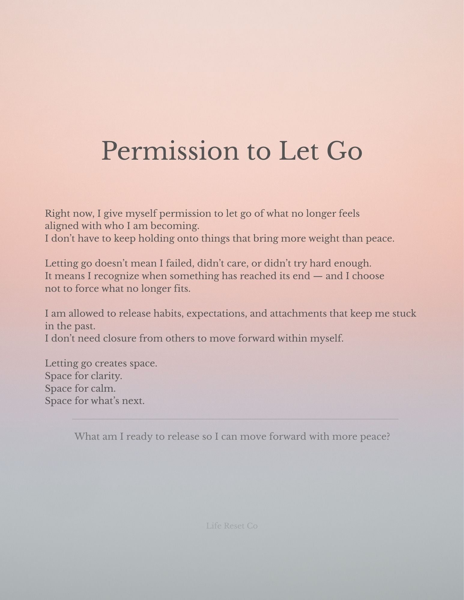 Permission to Distance – 5-Page Printable Reflection Set (Digital PDF)