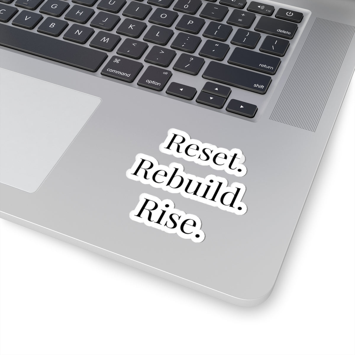 Reset. Rebuild. Refocus. Kiss-Cut Sticker
