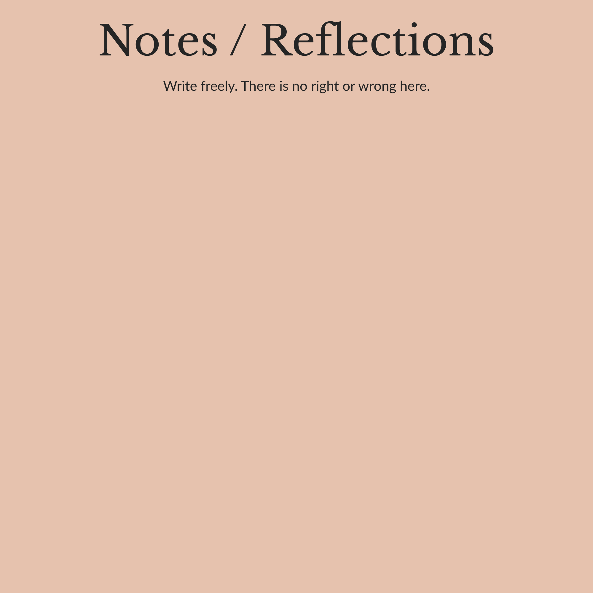 Life Reset Starter Pack (Printable Journal & Reflection Pages) Digital Download