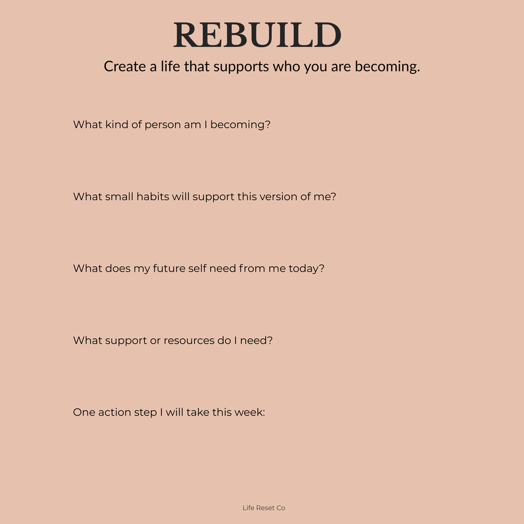 Life Reset Starter Pack (Printable Journal & Reflection Pages) Digital Download