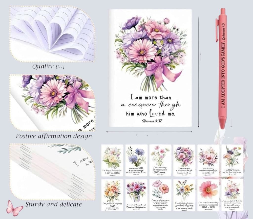 Faith Affirmation Mini Journal & Pen Set