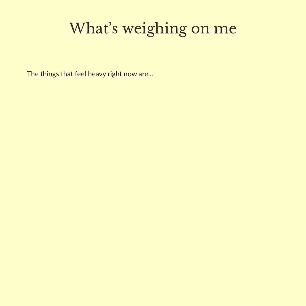 Life Reset Journal (Digital PDF) — One Step at a Time (12 Pages)