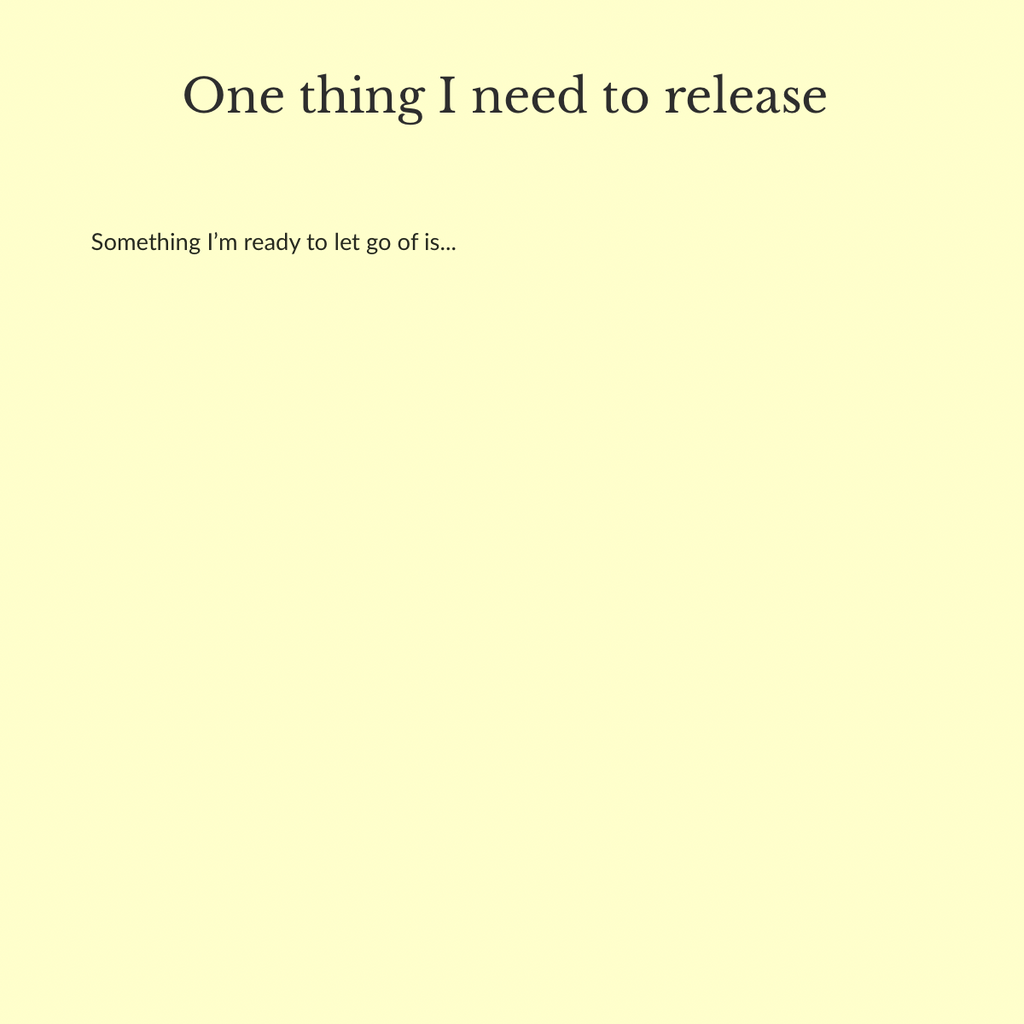 Life Reset Journal (Digital PDF) — One Step at a Time (12 Pages)