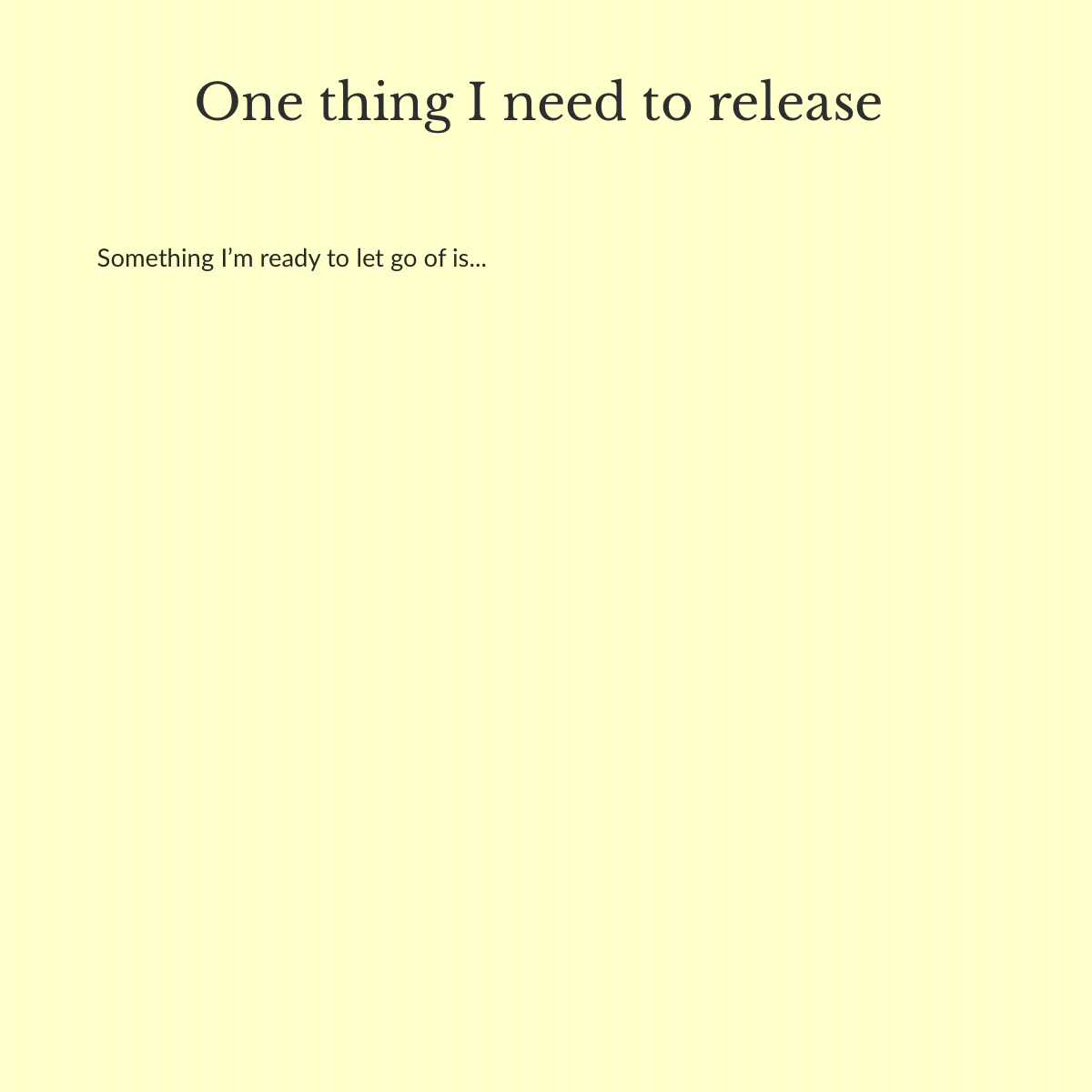 Life Reset Journal (Digital PDF) — One Step at a Time (12 Pages)